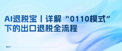 AI退税宝丨详解“0110模式”下的出口退税